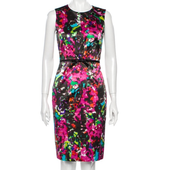 Kate Spade Madison Watercolor Sheath Dress 14 - Picture 1 of 10